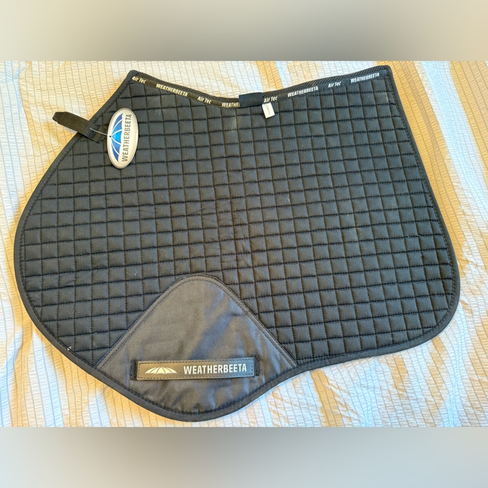 Weatherbeeta Prime Jump Black Quilted Saddle Pad